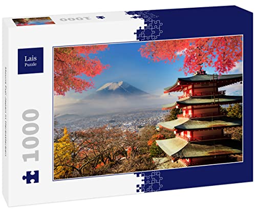 Lais Puzzle Mount Fuji Japan in Herbstfarben 1000 Teile von Lais Puzzle