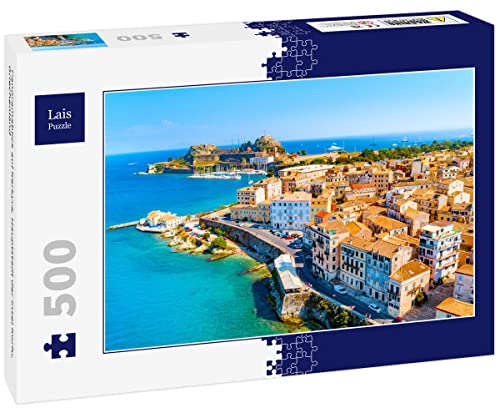 Lais Puzzle Panoramablick auf Kerkyra, Hauptstadt der Insel Korfu, Griechenland 500 Teile von Lais Puzzle