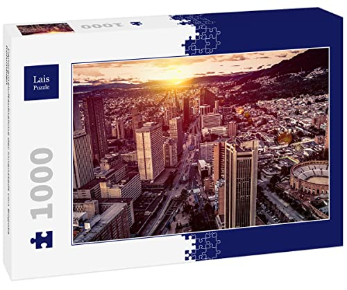 Lais Puzzle Panoramaluftaufnahme der Innenstadt von Bogota Kolumbien 1000 Teile von Lais Puzzle