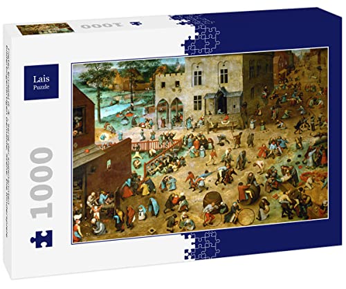 Lais Puzzle Pieter Bruegel d. Ä. - Serie der sogenannten bilderbogenartigen Gemälde, Szene: Die Kinderspiele 1000 Teile von Lais Puzzle