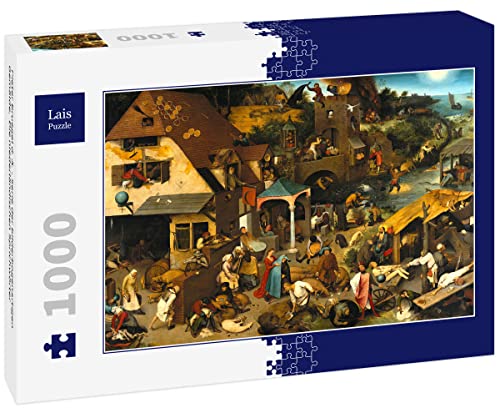 Lais Puzzle Pieter Bruegel d. Ä. - Serie der bilderbogenartigen Gemälde, Die niederländischen Sprichwörter 1000 Teile Lais Puzzle Pieter Bruegel d. Ä. - Serie der bilderbogenartigen Gemälde, Die niederländischen Sprichwörter 1000 Teile von Lais Puzzle