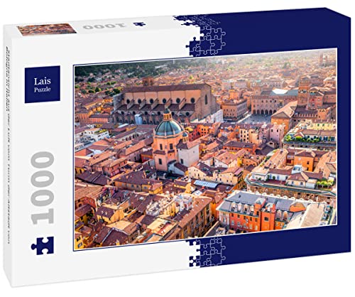 Lais Puzzle Stadtansicht aus der Luft vom Turm der Altstadt von Bologna in Italien 1000 Teile von Lais Puzzle