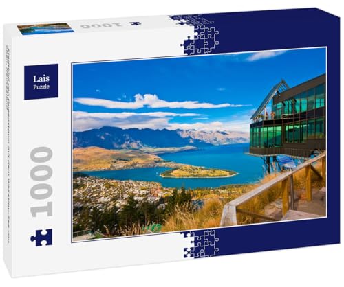 Lais Puzzle Stadtbild von Queenstown mit dem Wakatipu-See von Oben, Neuseeland 1000 Teile von Lais Puzzle