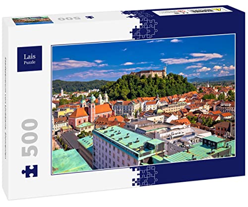 Lais Puzzle Stadtzentrum von Ljubljana, Slowenien 500 Teile von Lais Puzzle