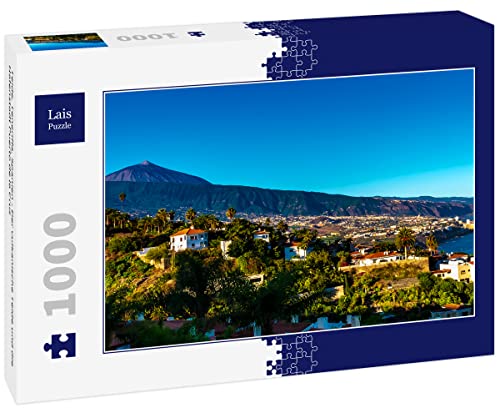 Lais Puzzle Teide, Teneriffa, Spanien - Der vulkanische Teide und die Hafenstadt Puerto de la Cruz 1000 Teile von Lais Puzzle