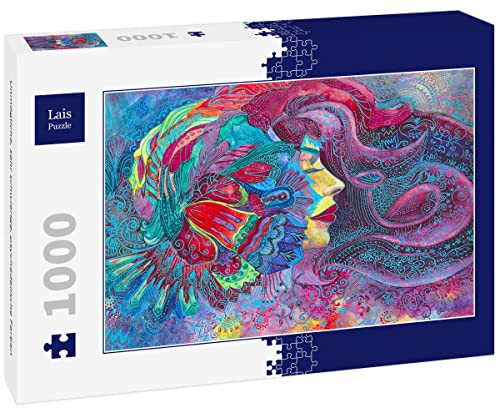 Lais Puzzle Unmögliche, sehr schwierige, psychedelische Farben 1000 Teile von Lais Puzzle