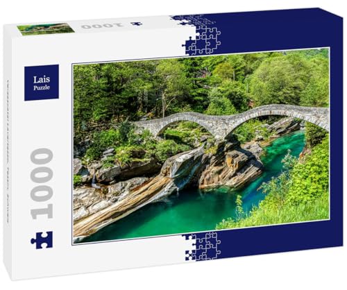 Lais Puzzle Verzascatal Lavertezzo, Tessin, Schweiz 1000 Teile von Lais Puzzle