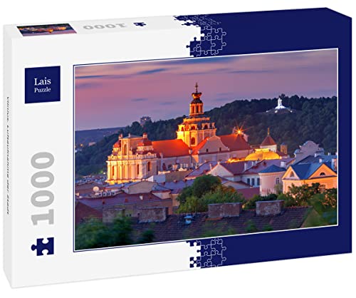 Lais Puzzle Vilnius. Luftaufnahme der Stadt 1000 Teile von Lais Puzzle