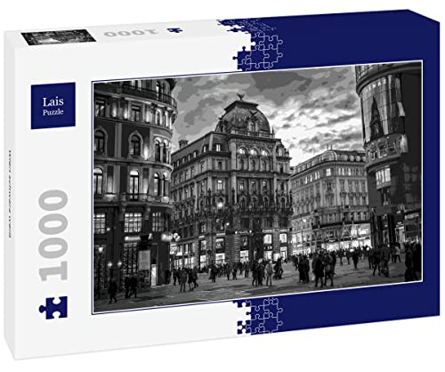 Lais Puzzle Wien schwarz weiß 1000 Teile von Lais Puzzle