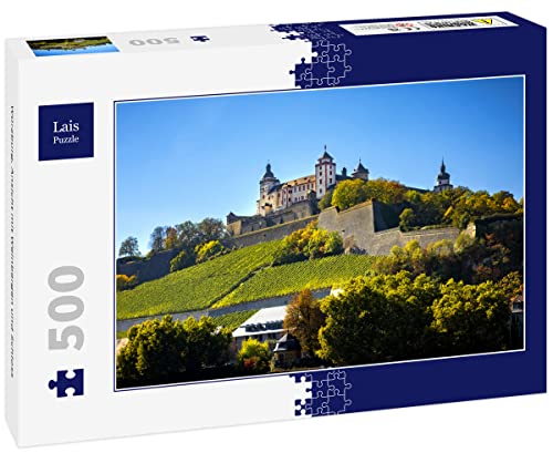 Lais Puzzle Würzburg, Ansicht mit Weinbergen und Schloss 500 Teile von Lais Puzzle