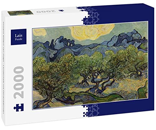 Vincent Willem Van Gogh - Landschaft mit Olivenbäumen - 2.000 Teile (Puzzle) von Lais Puzzle