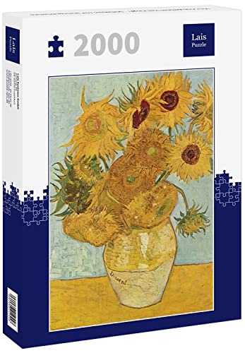 Vincent Willem Van Gogh - Stilleben mit Sonnenblumen - 2.000 Teile (Puzzle) von Lais Puzzle