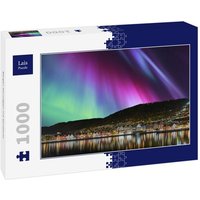 Lais Puzzle Bergen Norwegen mit Nordlicht 1000 Teile von Lais Systeme