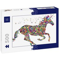 Lais Puzzle Cartoon Einhorn aus Diamanten 500 Teile von Lais Systeme