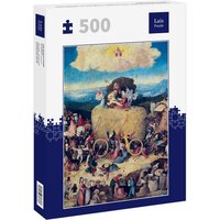 Lais Puzzle Hieronymus Bosch - Heuwagen, Triptychon, Mitteltafel: Der Heuwagen 500 Teile von Lais Systeme