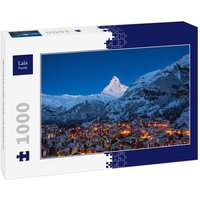 Lais Puzzle Zermatt am frühen Morgen mit Matterhorn 1000 Teile von Lais Systeme