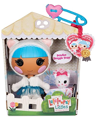 Lalaloopsy Littles Puppe - Bundles Snuggle Stuff mit Wollbär - 18 cm Winter Puppe mit blau-weißem Outfit - 2-in-1 Verpackung - Für Kinder von 3 bis 103 Jahren - Exklusiv bei Amazon von Lalaloopsy