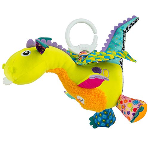 Lamaze Baby Spielzeug "Diego, der fliegende Drache" Clip & Go, Hochwertiges Kleinkindspielzeug, Greifling Anhänger zur Stärkung der Eltern-Kind-Beziehung, Ideales Weihnachtsgeschenk, ab 0 Monaten von Lamaze