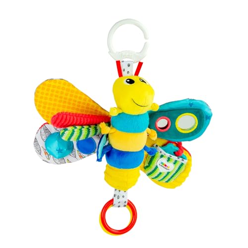 Lamaze Baby Spielzeug "Freddie, das Glühwürmchen" Clip & Go, Hochwertiges Kleinkindspielzeug, Greifling Anhänger zur Stärkung der Eltern-Kind-Beziehung,ab 0 Monaten, Multi Colours von Lamaze