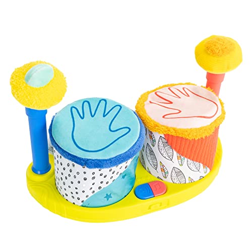 Lamaze Squeeze Beats erstes Schlagzeug,musikalisches Babyspielzeug,sensorisches Spielzeug für Babys mit Farben,Geschenk Eltern,Entwicklungsspielzeug Jungen & Mädchen 12 Monate +,L27472,Mehrfarbig von Lamaze