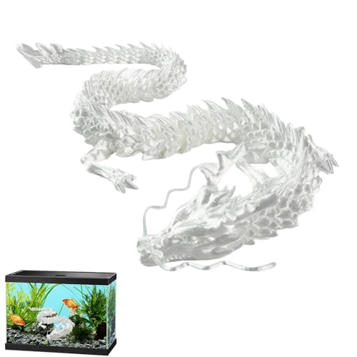 Lambo 3D Gedrucktes Drache Geheimnisvolle Drachen Spielzeug Realistische Beweglicher Drachen Figuren, 3D Gedruckter Beweglicher Drache, Edelstein-Drachenfiguren Kristalldrachen-Spielzeugfigur 30cm von Lambo