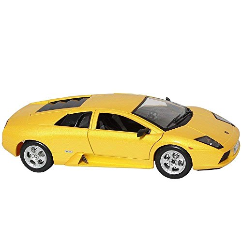 Lamborghini Murcielago, gelb, 2002, Modellauto, Fertigmodell, Bburago 1:24 von Lamborghini