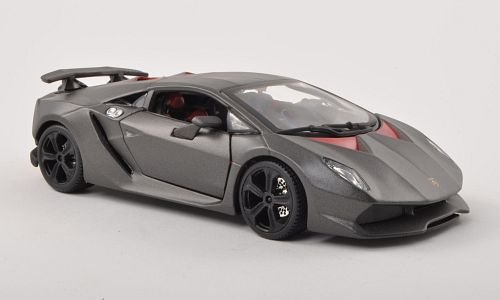 Lamborghini Sesto Elemento, met.-matt-grau , Modellauto, Fertigmodell, Bburago 1:24 von Lamborghini