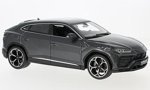 Lamborghini Urus, metallic-grau, 2018, Modellauto, Fertigmodell, Bburago 1:18 von Lamborghini