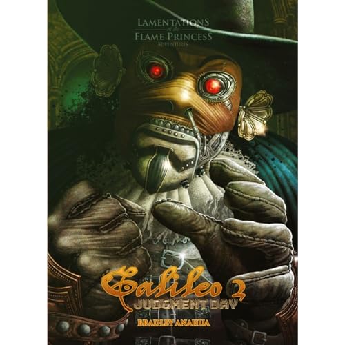 Lamentations of the Flame Princess: Galileo 2: Judgment Day – Hardcover-RPG-Buch, Retro-Tech-Horror, LPF-Ergänzung, Tischplatte, A5-Größe, 40 Seiten von Lamentations of the Flame Princess