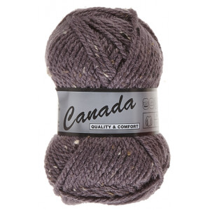 Lammy Canada Garn Mix 470 Dunkelviolett/Natur/Braun von Lammy Yarns