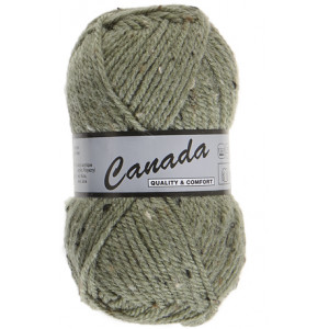 Lammy Canada Garn Mix 495 Helles Armeegrün/Natur/Braun von Lammy Yarns