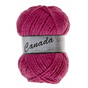 Lammy Canada Garn Unicolor 014 Dunkelrosa von Lammy Yarns