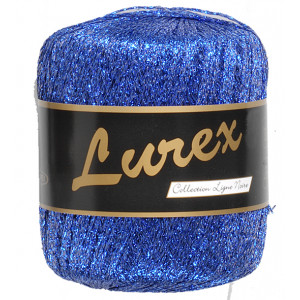 Lammy Lurex Garn 06 Königsblau von Lammy Yarns