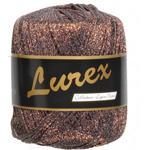 Lammy Lurex Garn 15 Hellbraun von Lammy Yarns