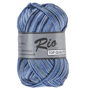 Lammy Rio Garn Print 624 Schwarz/Blau/Lavendel 50 Gramm von Lammy Yarns