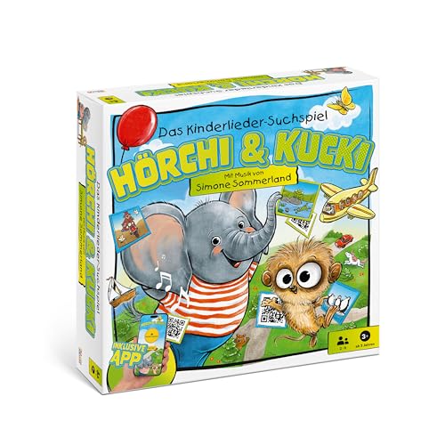 Hörchi & Kucki – Das interaktive Kinderlieder-Suchspiel ab 3 Jahren | Musik-Bilder-Suchspiel mit App & QR-Codes | Spiel mit Liedern von Simone Sommerland | Für 2–8 Spieler Hörchi & Kucki – Das interaktive Kinderlieder-Suchspiel ab 3 Jahren | Musik-Bilder-Suchspiel mit App & QR-Codes | Spiel mit Liedern von Simone Sommerland | Für 2–8 Spieler von Lamp und Sumfleth Entertainment GmbH