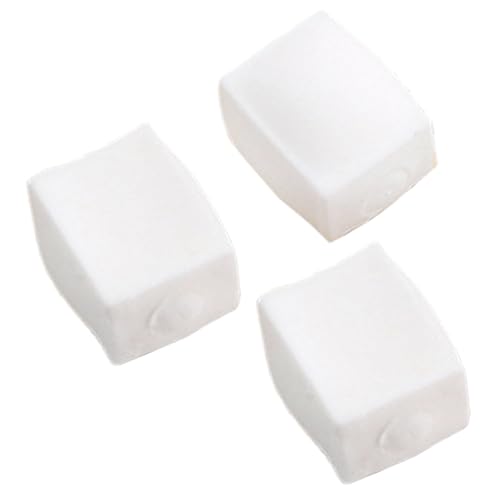 3pcs Stressabbauspielzeug, Teigkugel Tofu -Stressbällchen, langsam steigende Stressspielzeug, formbare Plastik -Squeeze -Spielsachen, 2,2 x 1,6x1.2 Tragbar für Erwachsene Kindergeschenke von Lamppdcor