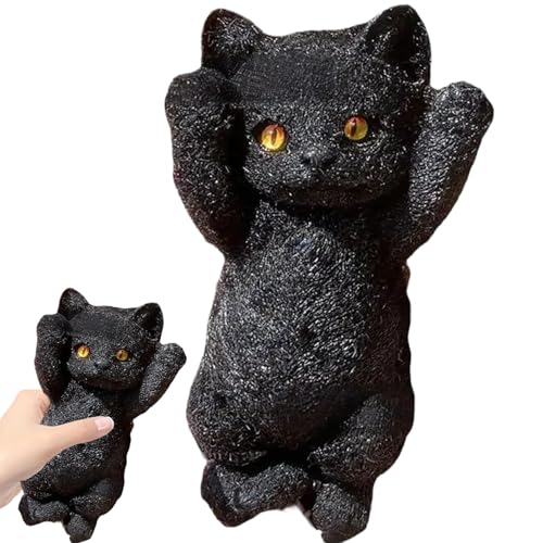 Cat Stress Relief Toy 8 x 4 Zoll niedliche Katzen -sensorische Spielzeuge realistische 3D -Katze Zappelspielzeug Soft Kawaii Kitties Zappet Squeeze Spielzeug kreative Geschenke für Kinder und Erwachs von Lamppdcor