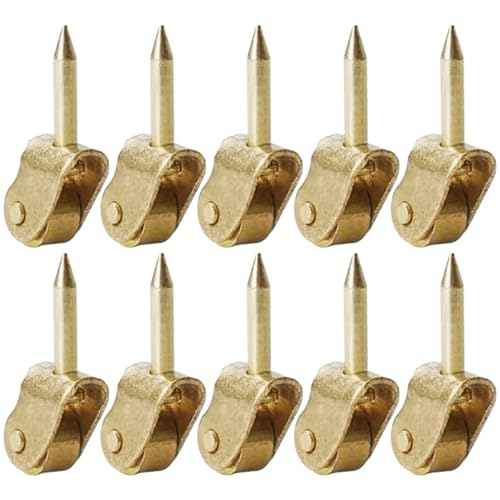 Lamppdcor 10pcs Dollhouse Miniaturen, Mini Caster 1/12 Skala Dollhouse Accessoires Alloy Dollhouse Miniaturen Künstliche realistische 0,39 Zoll Miniatur -Dinge für Dollhouse -Möbel von Lamppdcor