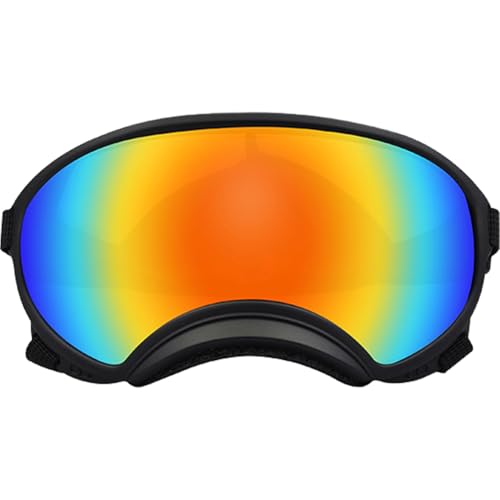 Lamppdcor Hund Sonnenbrille Große Hundbrille mit verstellbarem Riemen UV-Schutzbrille für Hunde Gewinne Gewin von Lamppdcor