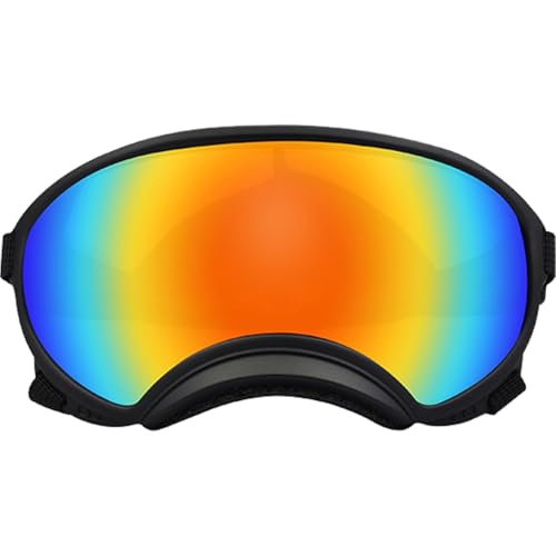 Lamppdcor Hund Sonnenbrille Große Hundbrille mit verstellbarem Riemen UV-Schutzbrille für Hunde Winproof Hund Welpe Sonnenbrille für mittelgroße Hundetier-Brillen Augenschutz, L. von Lamppdcor