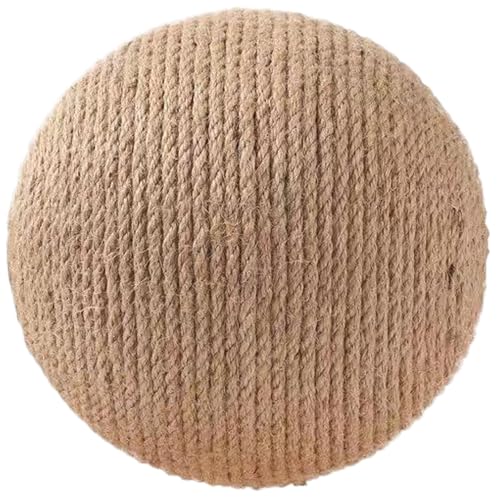 Lamppdcor Katzenkratzerspielzeug Sisal Cat Croboker Ball, interaktive Anreicherung und Spiele Katzenkratzer -Hemsschnupfen Cat Crodcher Toy 8.3 Hohlkratzer für Katzen und Kätzchen, Innenräume, Innenr von Lamppdcor