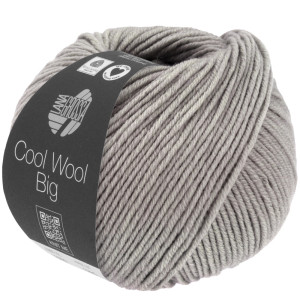 Lana Grossa Cool Wool Big Mélange Garn 1626 Variiert Grau Beige von Lana Grossa