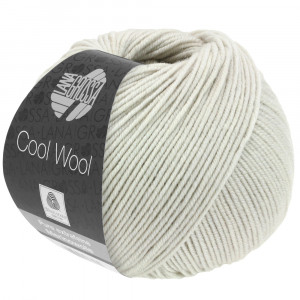 Lana Grossa Cool Wool Garn 2076 Hellgrau von Lana Grossa