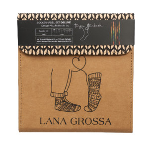 Lana Grossa Deluxe Strumpfnadelset Holz 15 cm von Lana Grossa