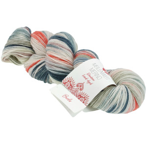 Lana Grossa Meilenweit 100 Merino handgefärbtes Regenbogengarn 7003 von Lana Grossa