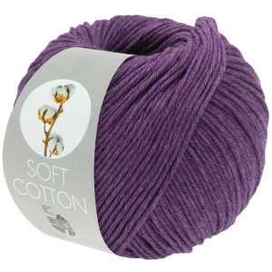 Lana Grossa Soft Cotton Garn 53 Anthrazit Violett von Lana Grossa