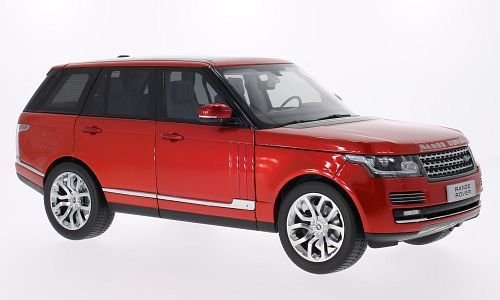 Land Rover Range Rover, rot, 2013, Modellauto, Fertigmodell, Welly 1:18 von Land Rover