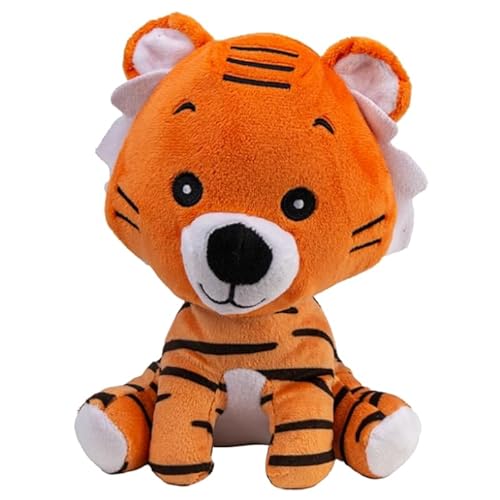 Landahl & Baumann Kuscheltier für Baby und Kinder, 20 cm superweich Plüschtier, Verschiedene Tiere und Farben, Spielzeug für Mädchen und Jungen (Tiger) von Landahl & Baumann