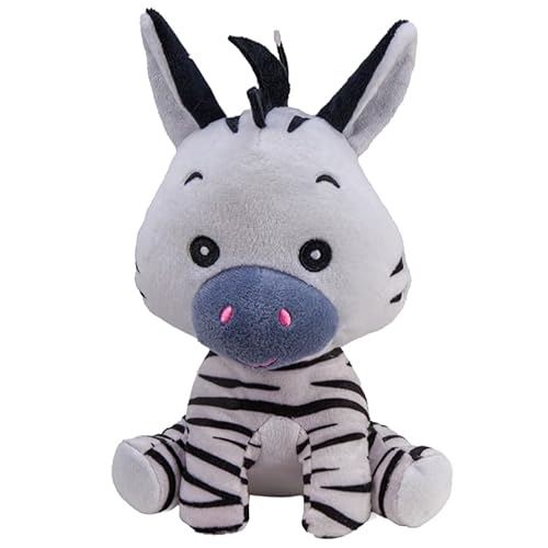 Landahl & Baumann Kuscheltier für Baby und Kinder, 20 cm superweich Plüschtier, Verschiedene Tiere und Farben, Spielzeug für Mädchen und Jungen (Zebra) von Landahl & Baumann